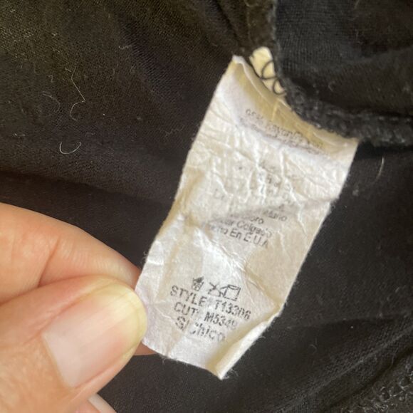 Moon Phases Eclipse Top T Shirt Small 3/4 Sleeve Off Shoulder Stretch Oversized - Picture 4 of 5